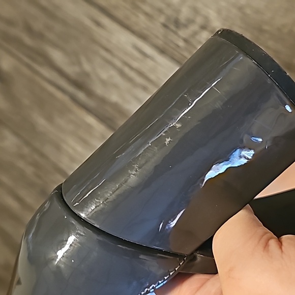 Worthington Becklyn Chunky Block Heel Gray Formal Prom Hoco Party Office Siren - Picture 8 of 8